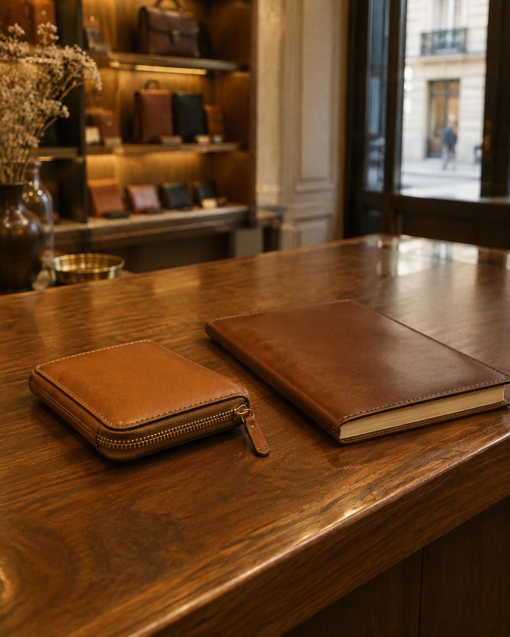 Portefeuille zippé Portefeuille zippé, Maison Verneuil — Paris