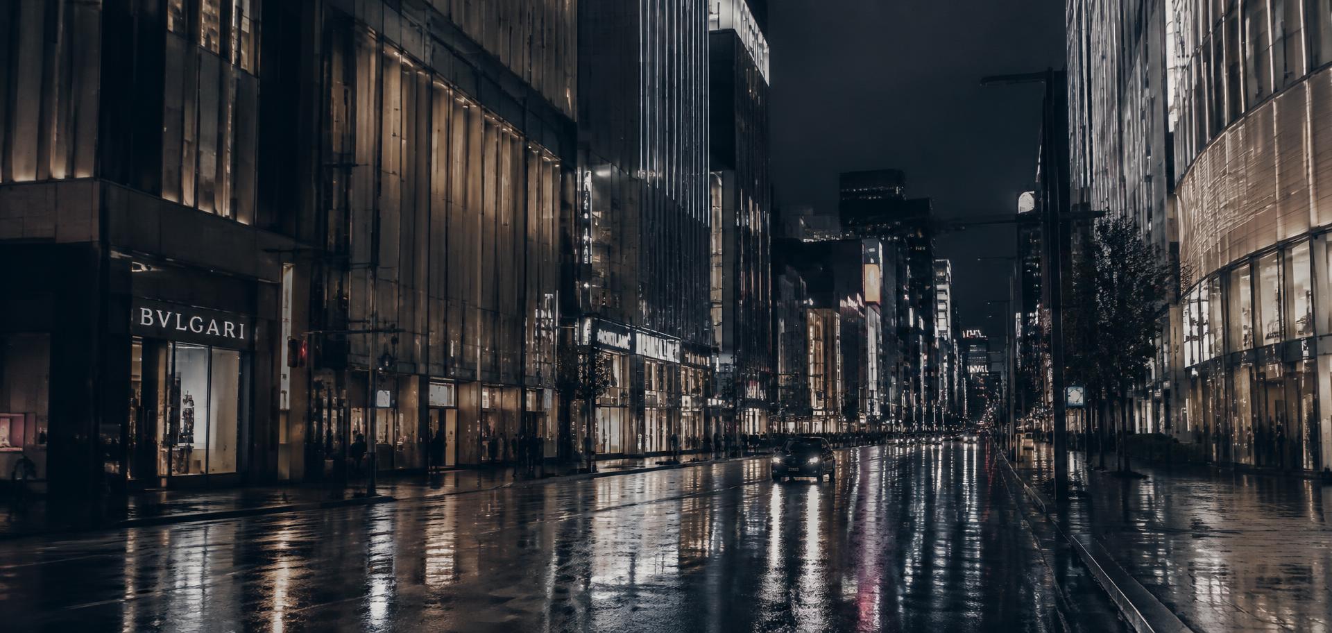 Tokyo illuminée la nuit